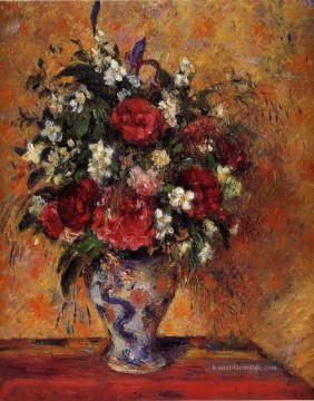  blumen - Vase von Blumen Camille Pissarro